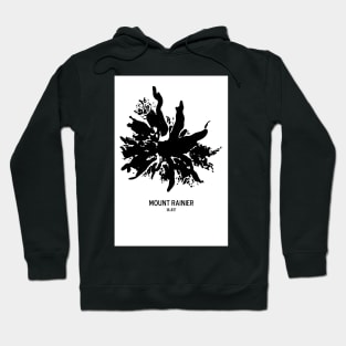 Mount Rainier Glaciers from above Hoodie